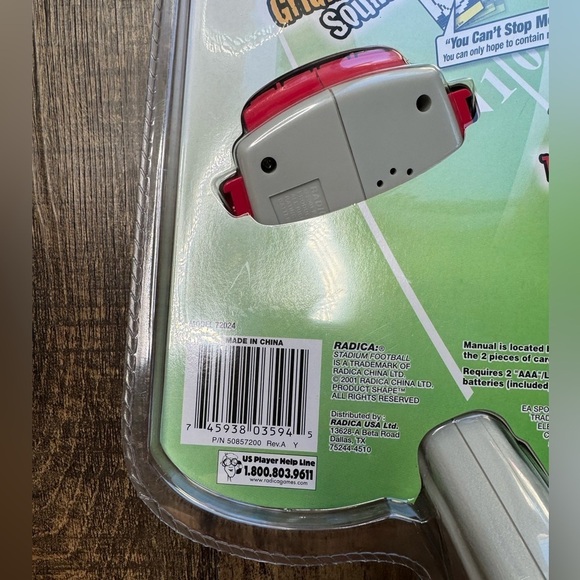 2001 Radica EA Sports Stadium Football Handheld Game NIB - Picture 5 of 5